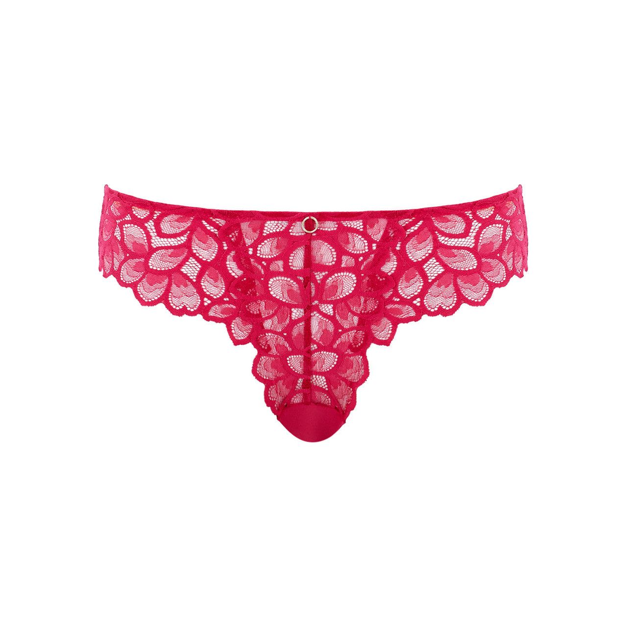 Panache Allure Brazilian Brief - Raspberry