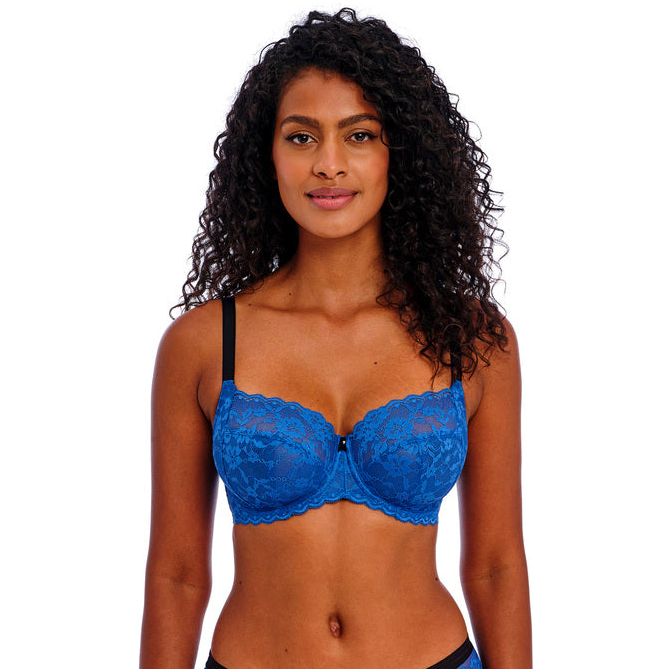 Freya Offbeat Side Support Bra - Dazzling Blue