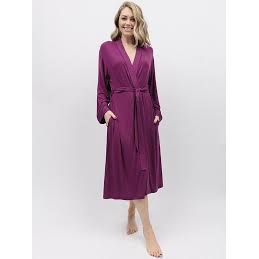 Cyberjammies Carina Magenta Jersey Dressing Gown