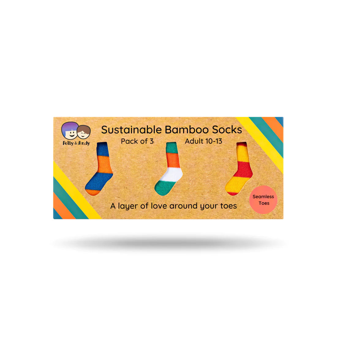 Polly & Andy Sustainable Bamboo Socks - Adult