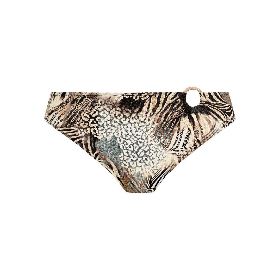 Seraya Sands Monochrome Mid Rise Bikini Brief