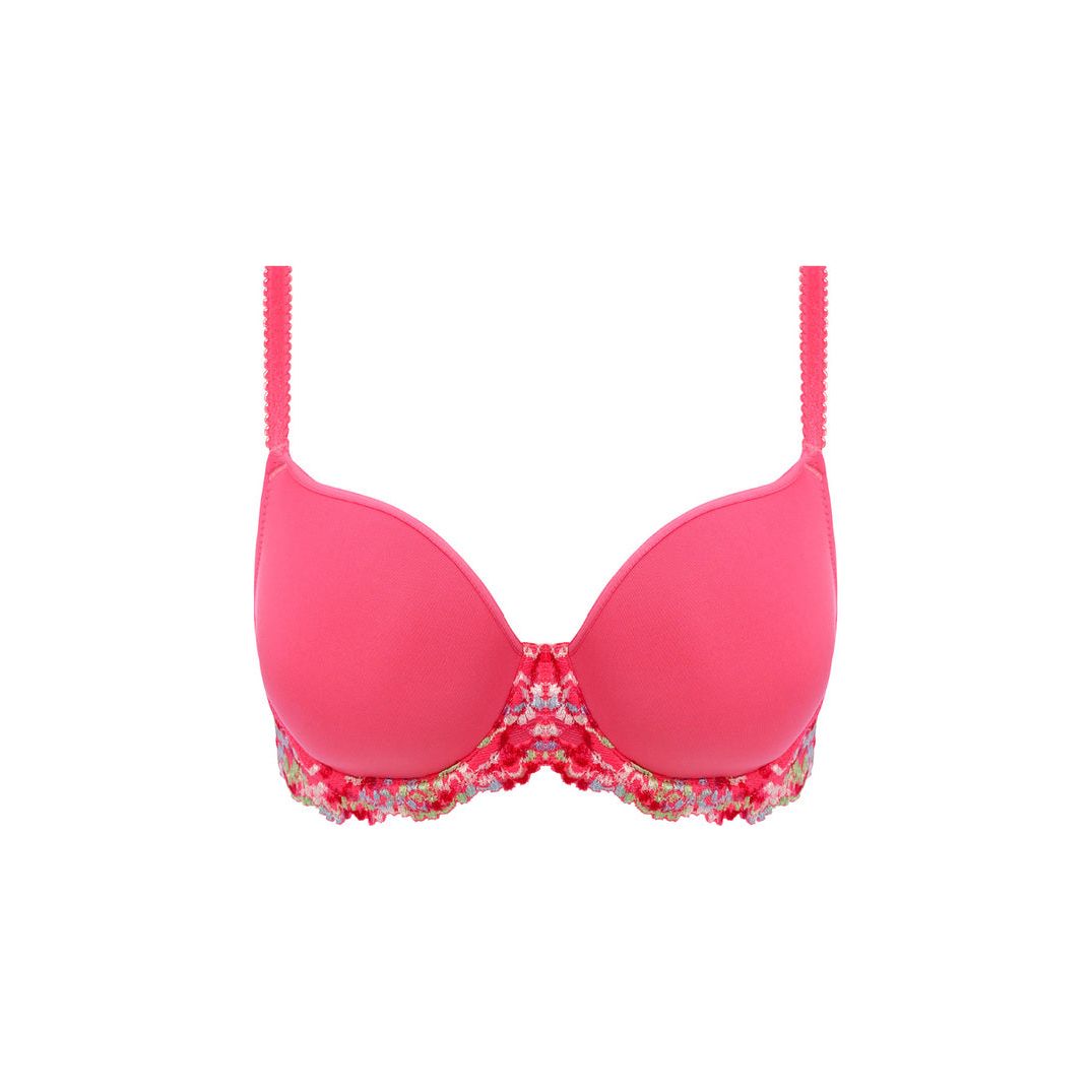 Wacoal Embrace Lace Contour Bra - Hot Pink/Multi