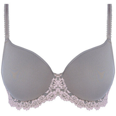 Embrace Lace Smoke/crystal Pink Classic Underwire Bra from Wacoal