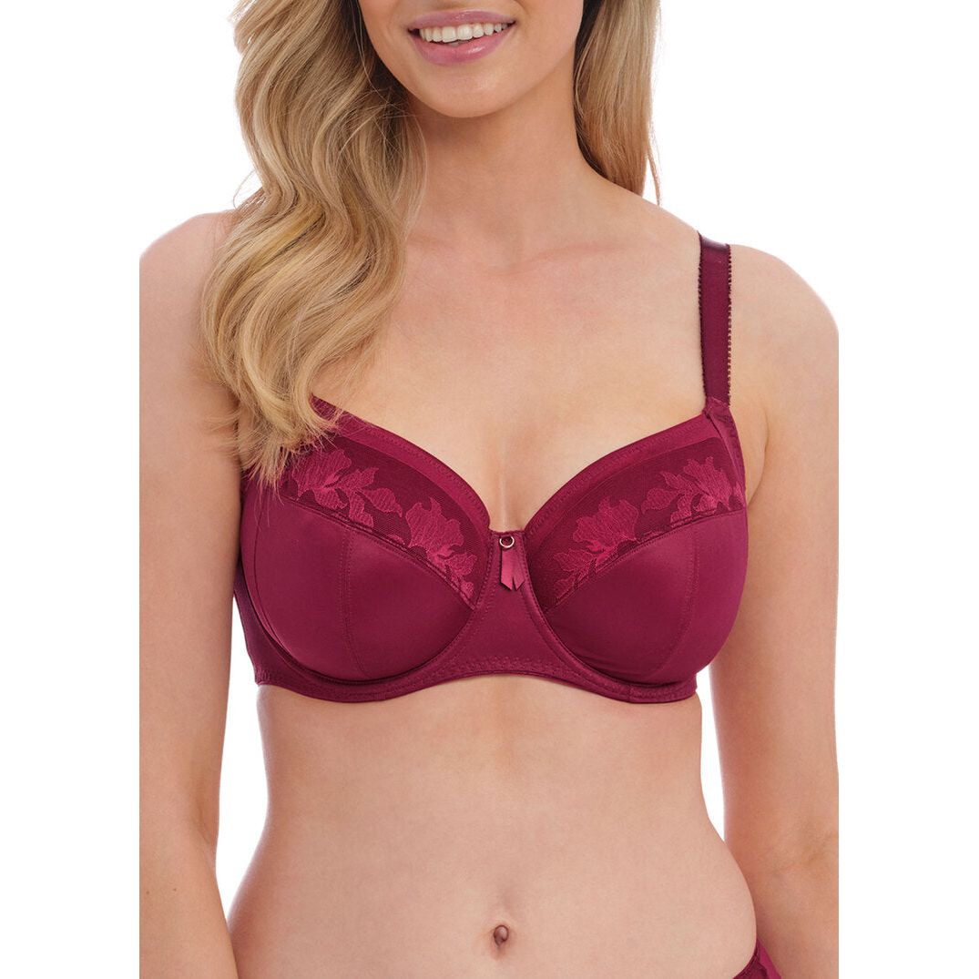 Fantasie Illusion Side Support - Black / Berry