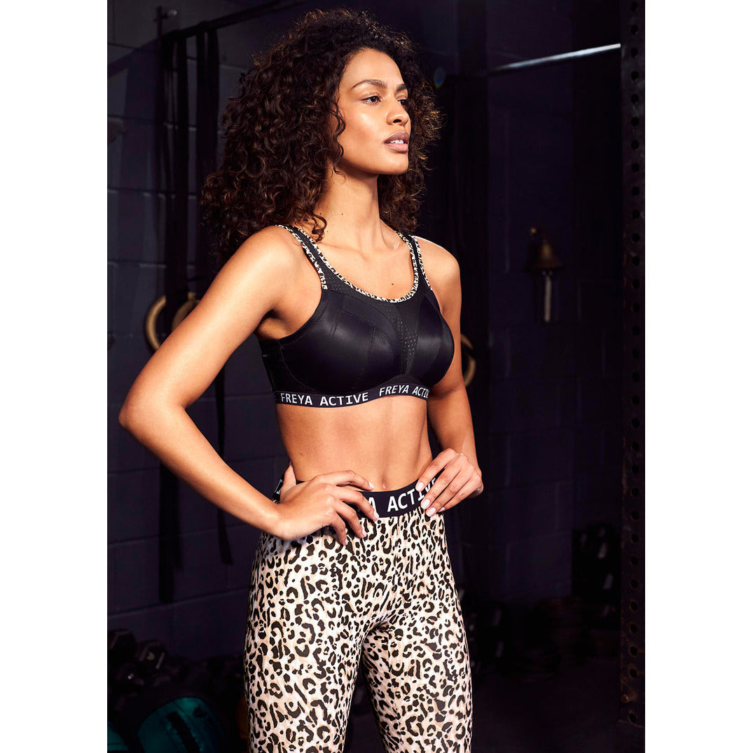 Freya Active Dynamic Pure Leopard Non Wired Sports Bra