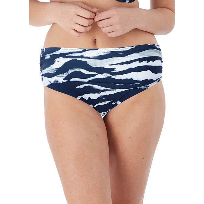 Hope Bay French Navy Mid Rise Bikini Brief from Fantasie
