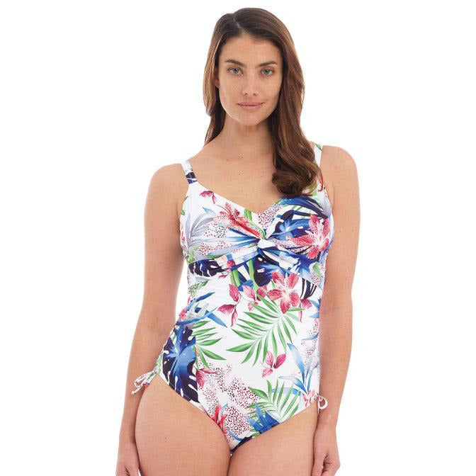 Fantasie Santa Catalina Uw Twist Front Swimsuit With Adjustable Leg - Blue Depths