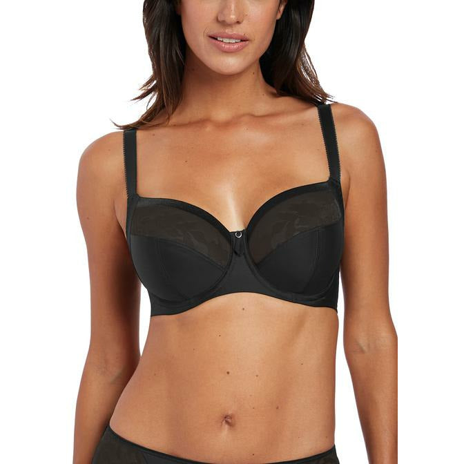 Fantasie Illusion Side Support - Black / Berry