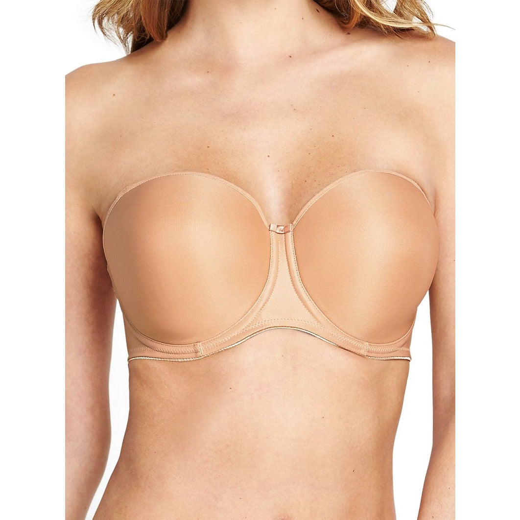 New Fantasie Lingerie Smoothing Moulded Strapless Bra 4530 Nude 30DD 