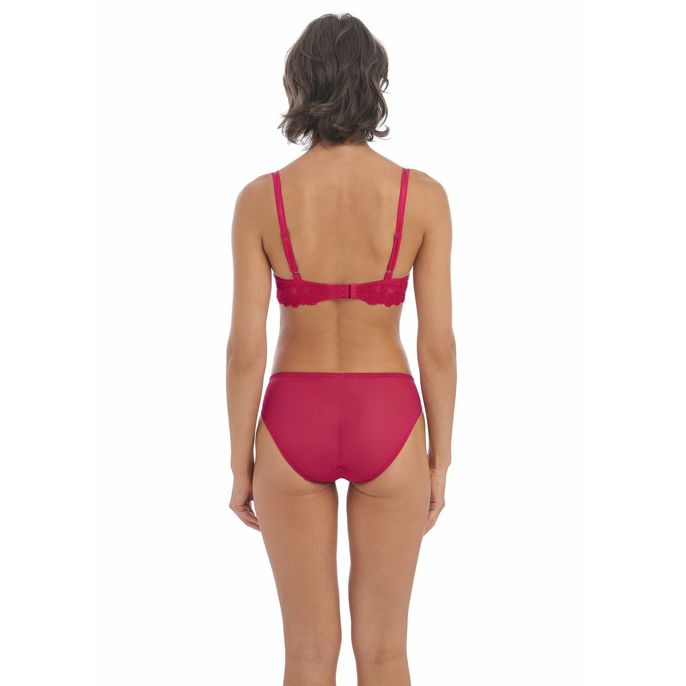 Wacoal Embrace Lace Bikini Brief - Persian Red