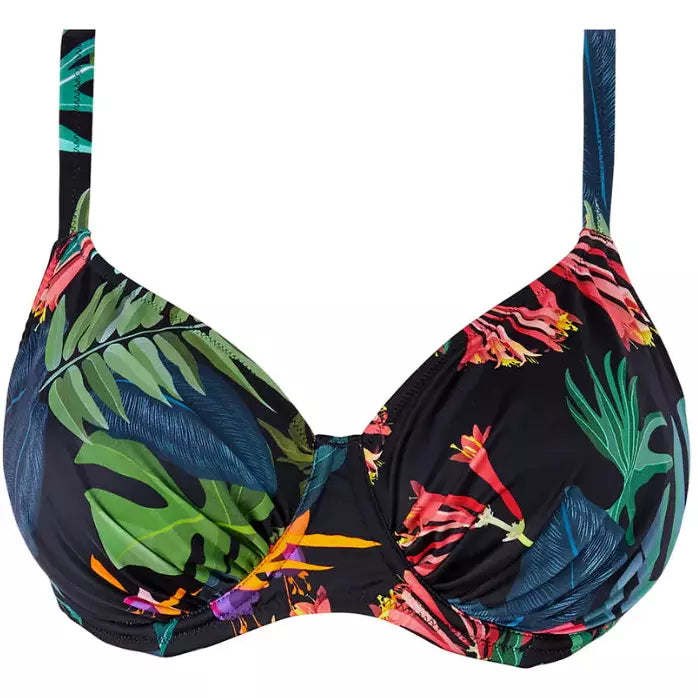 Monteverde underwired gathered full cup bikini top